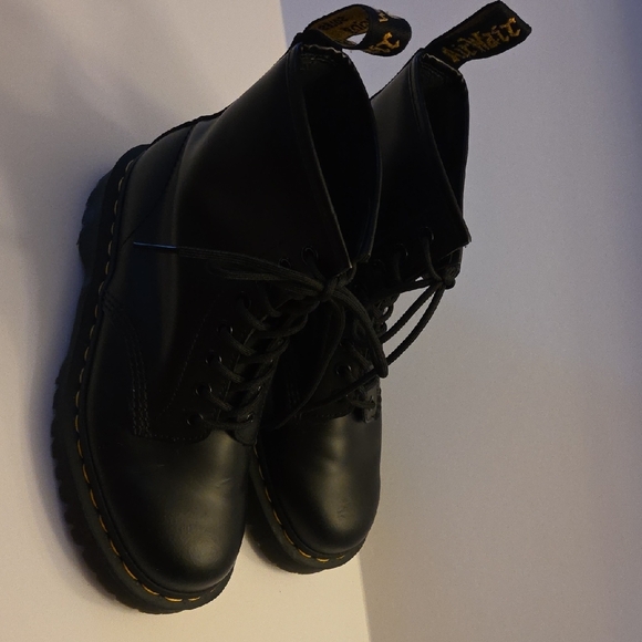 Dr. Martens Black Leather Boots - Picture 3 of 7